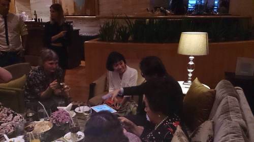 Anna Höglund , me and Arthon Techatada  คุณอันนา ฉัน และคุณอาทรจากประพันธ์สาส์น