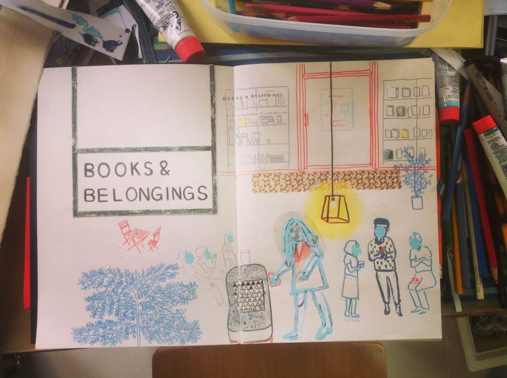 Preparing “WHEN MY DREAM BOAT COMES HOME” Illustration Exhibition&nbsp;(I)