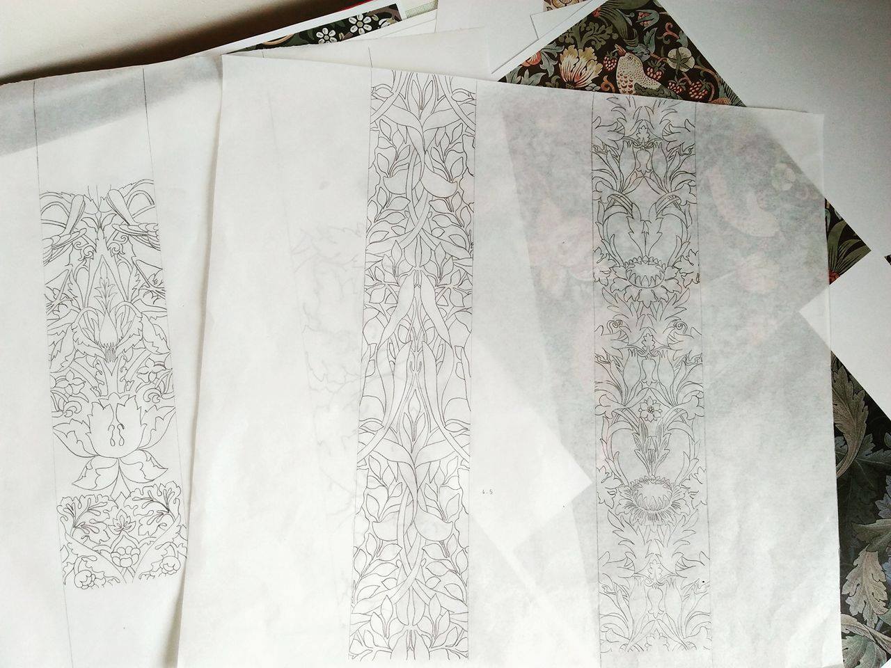 william morris The Romance of the Harem pattern